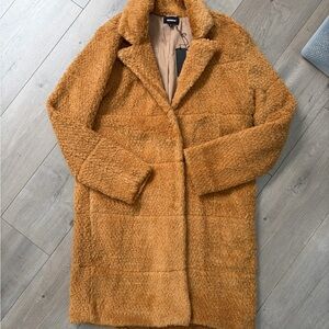 Monrow Women's Teddy Jacket in Camel